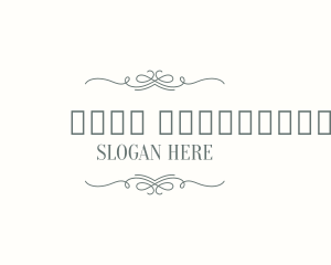 Modern - Serif Calligraphy Wordmark logo design