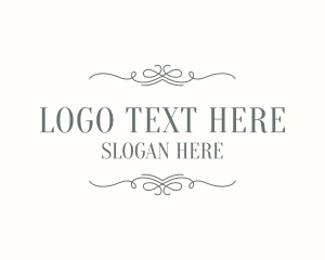Accountant - Serif Calligraphy Wordmark logo design