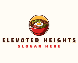 Bibimbap Korean Restaurant Logo