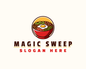 Bibimbap Korean Restaurant Logo