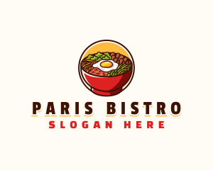 Bibimbap Korean Restaurant logo design