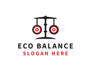 Scale Targets Balance logo design