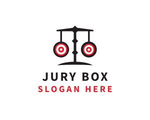 Jury - Scale Targets Balance logo design