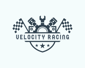 Racing  Automotive Mechanic  logo design