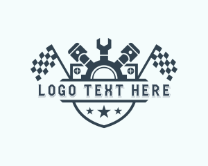 Mechanical - Racing  Automotive Mechanic logo design