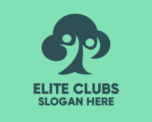 Clubs - Blue People Tree logo design