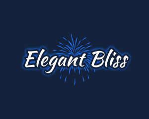 Event - Blue Fireworks Festival logo design