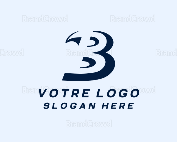 Generic Media Letter B Logo