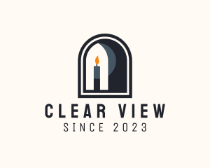 Window Candle Light logo design