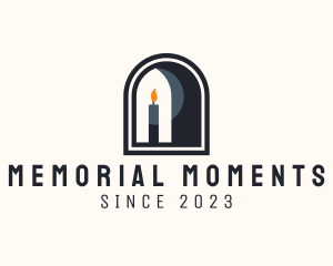 Commemoration - Window Candle Light logo design