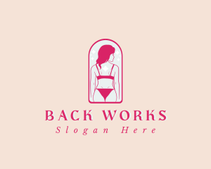 Back - Sexy Bikini Back logo design