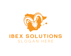 Ibex Wild Animal logo design