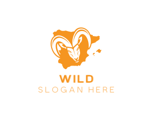 Ibex Wild Animal logo design
