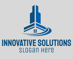 Innovation - Blue Engineering Innovation logo design
