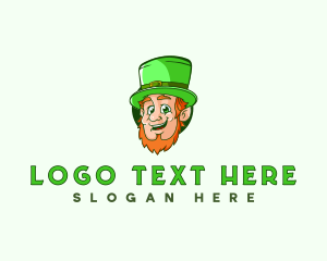 Folklore - Irish Leprechaun Folklore logo design