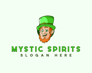 Irish Leprechaun Folklore Logo