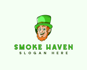 Irish Leprechaun Folklore Logo