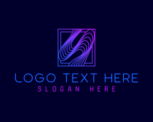 Abstract Wave Letter S Logo
