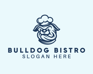 Bulldog - Bulldog Chef Dog logo design