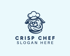 Bulldog Chef Dog logo design