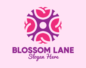 Decorative Cosmetic Rose logo design