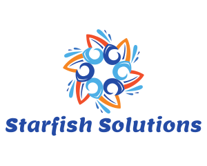 Surf Water Star logo design