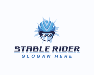 Bicycle Sports Helmet logo design