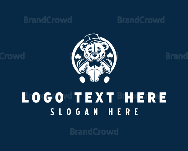 Teddy Bear Toy Logo