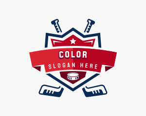 Hockey League Sport Logo