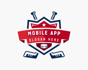 Hockey League Sport Logo