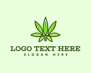 Cannabis - Marijuana Cannabis Leaf logo design