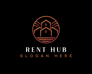 Rent - City House Property logo design