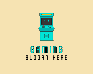 Game Buttons - Gaming Arcade Machine logo design