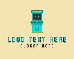 Slot Machine - Gaming Arcade Machine logo design