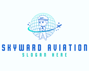 International Flight Pilot logo design