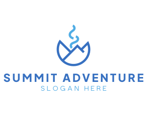 Climbing - Smoky Mountain Camping logo design
