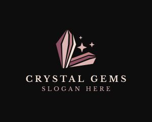 Jewelry Crystal Gems logo design