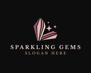 Jewelry Crystal Gems logo design