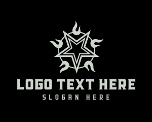 Gothic - Gothic Flame Star logo design