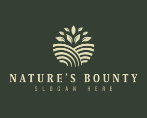 Nature Organic Leaf logo design