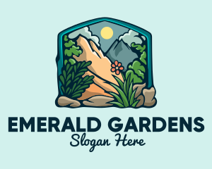 Outdoor Gardening Frame logo design