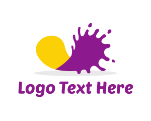 Flexography - Paint Color Splash logo design