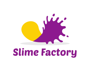 Slime - Paint Color Splash logo design