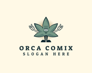 Cool Marijuana Leaf Logo