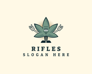 Cool Marijuana Leaf Logo