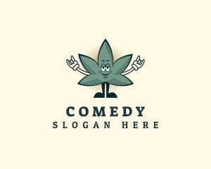 Cool Marijuana Leaf Logo