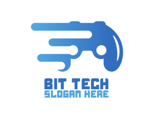 Tech Game Controller logo design