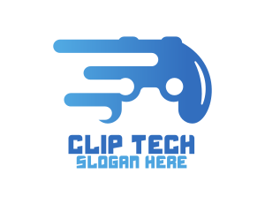 Tech Game Controller logo design