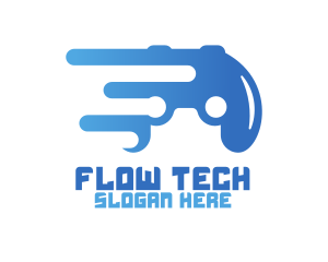 Tech Game Controller logo design