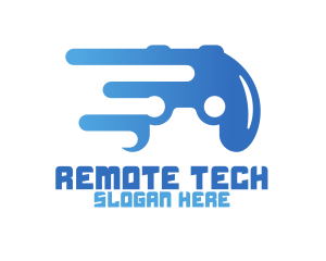 Remote - Tech Game Controller logo design